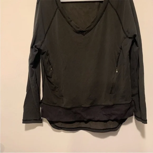 Lululemon After Asana Pullover Telemark Print Black / Black Size 8 - Picture 5 of 11